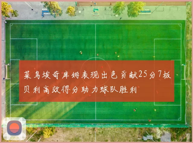 菜鸟埃奇库姆表现出色贡献25分7板贝利高效得分助力球队胜利